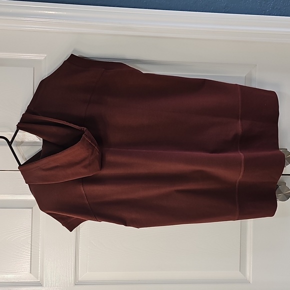 NWT ID Ideology Cap- Sleeve Hoodie Tunic Pocket Burgundy 2X - Picture 8 of 13